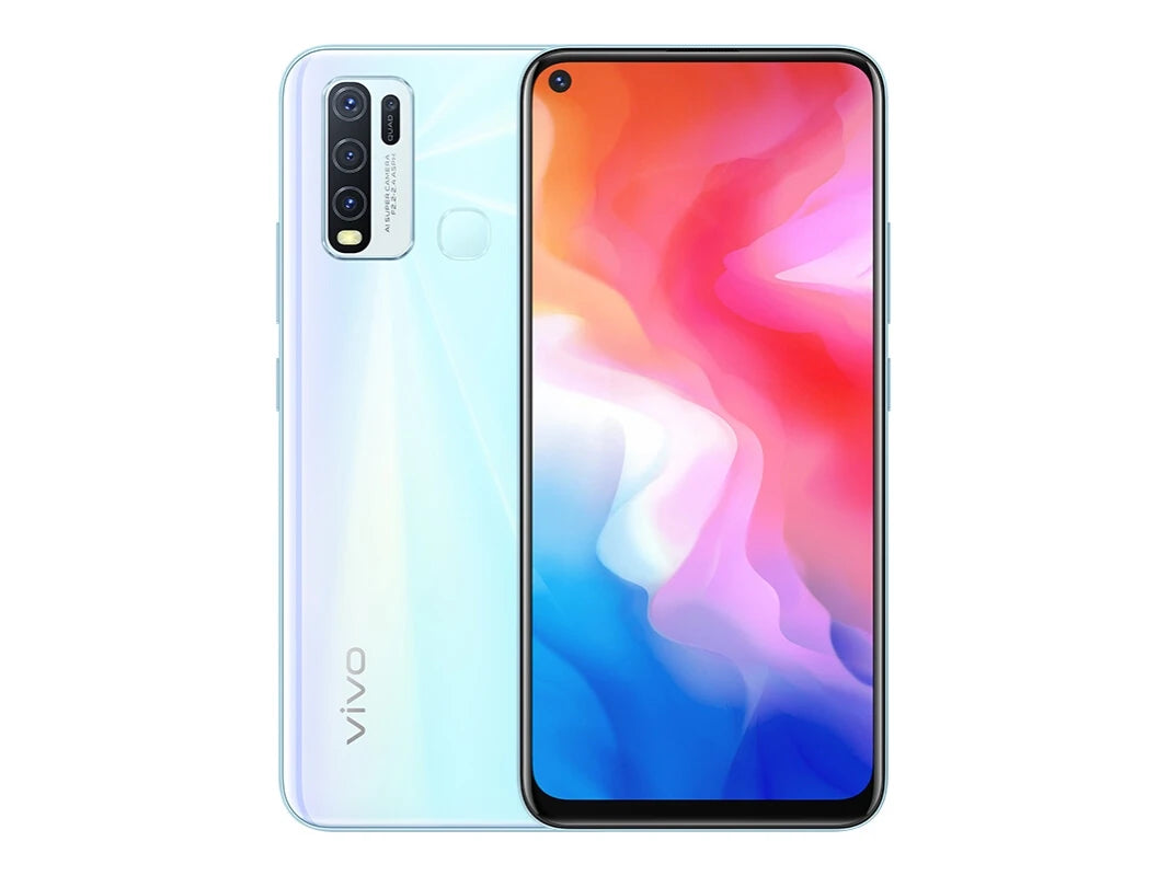 Global Firmware VIVO Y50 smartphone 4G 5000mAh 16.0MP 2340×1080 Snapdragon 665 6.53" in good condition Used Phone