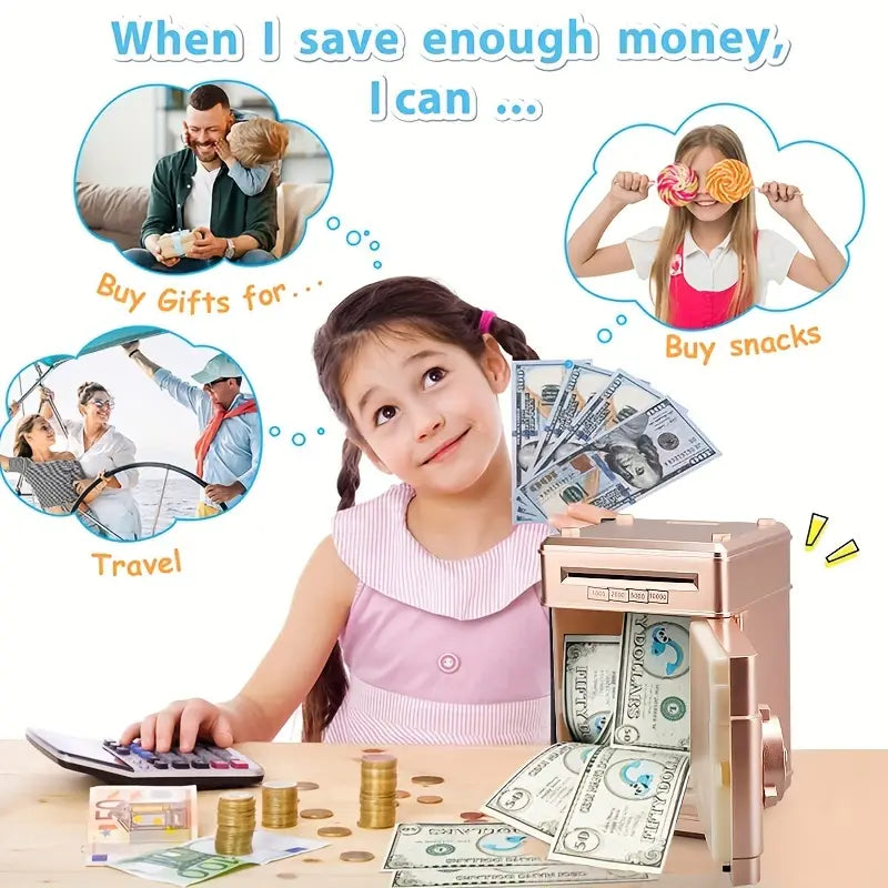 Electronic Coin Money Bank ATM for Kids' Gifts