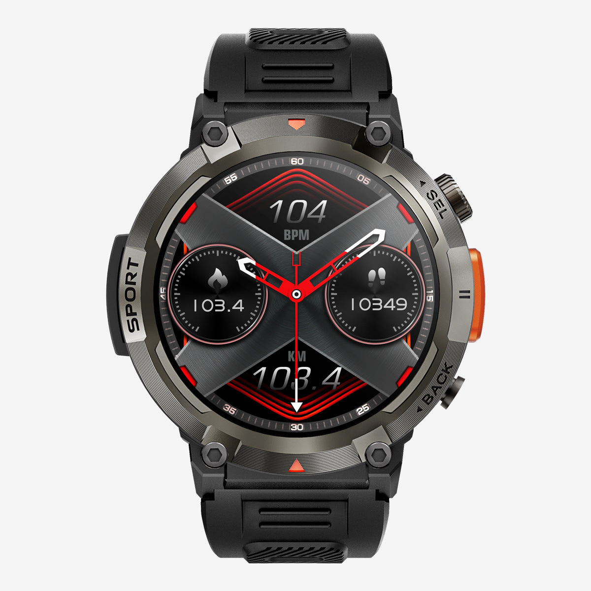 Outdoor Smartwatch for Sports and Health Tracking