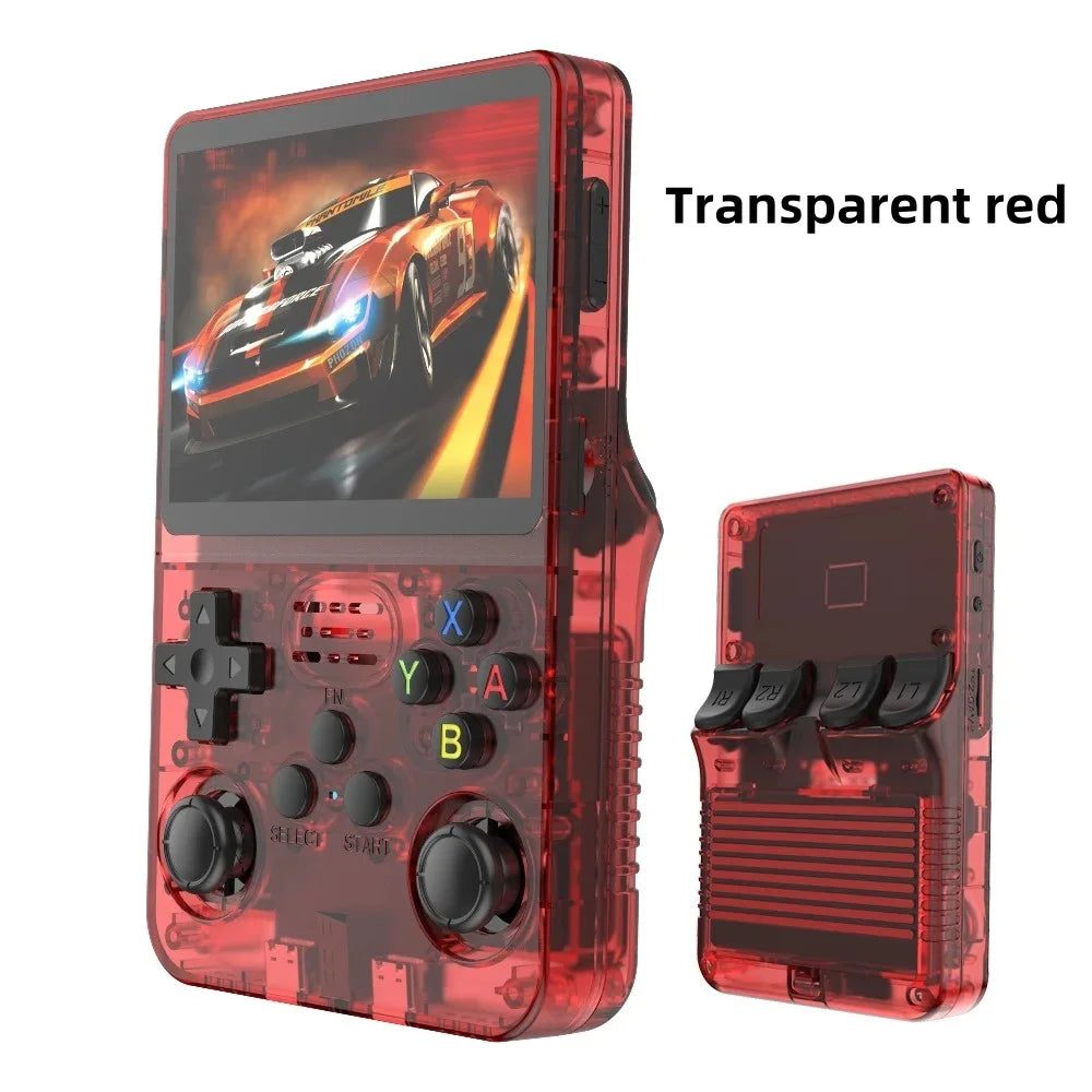 R36S Retro Handheld Video Game Console Linux System 3.5 Inch IPS Screen Portable Pocket Video Player R35S 128GB Games