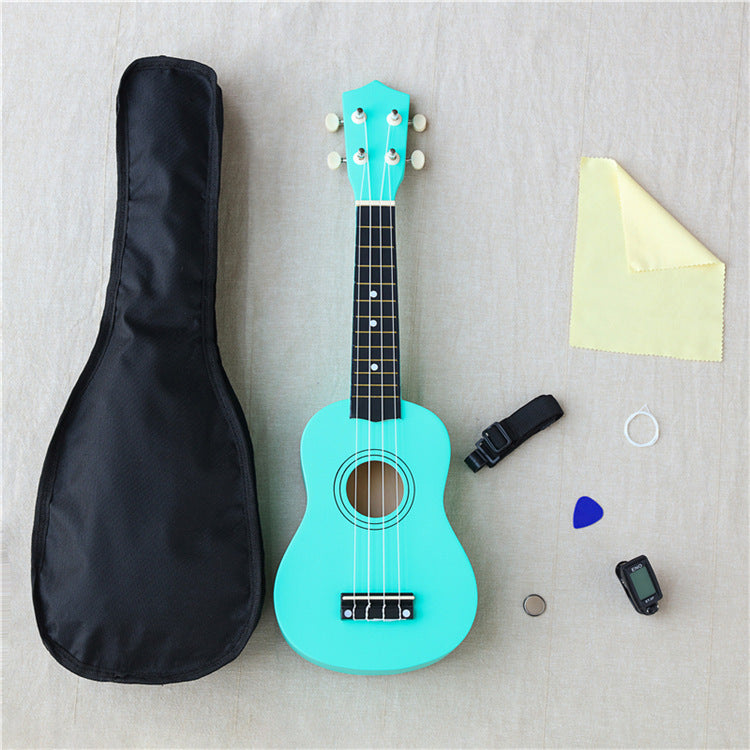 21-Inch Wooden Ukulele, Acoustic Instrument