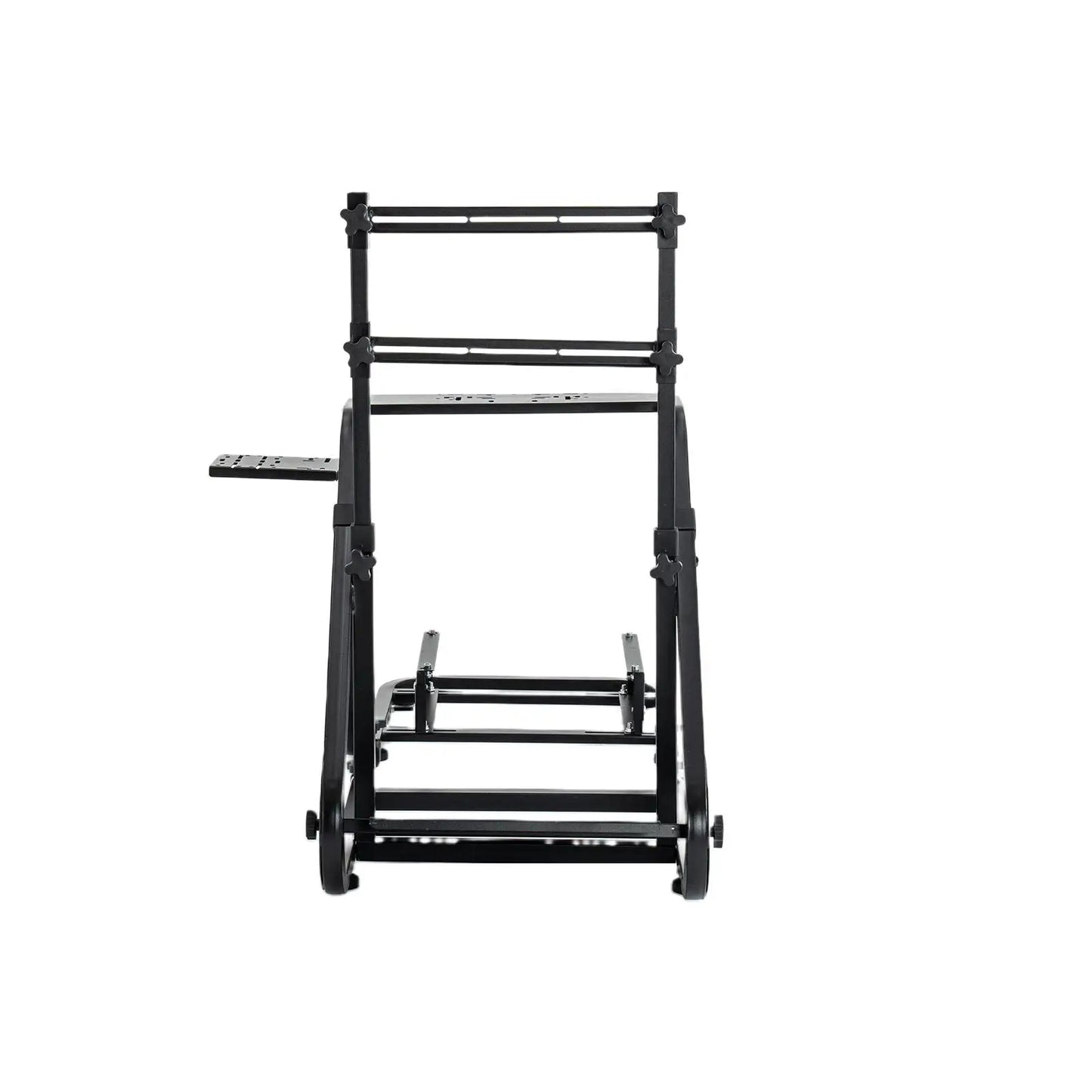 Stable Racing Wheel Cockpit Powder-Coated Steel Frame Compatible with Fanatec, Thrustmaster and More