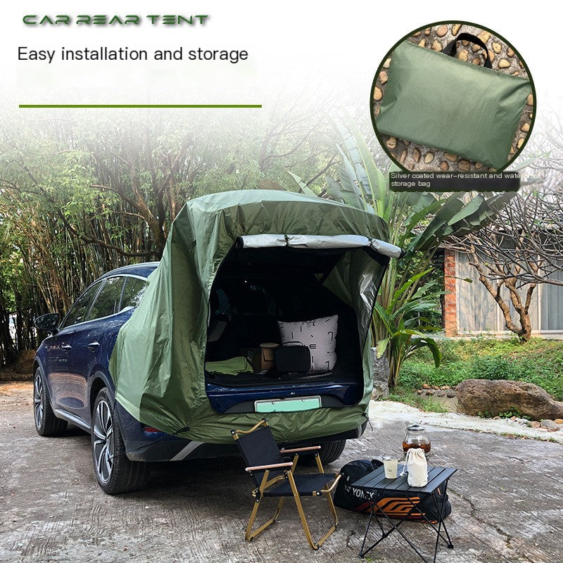 Car Rear Tent for Outdoor Camping and Picnics