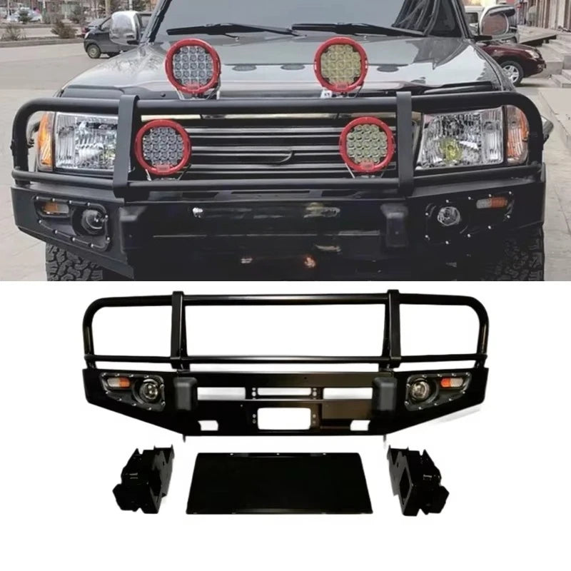 Front & Rear Bumper Bull Bar for Land Cruiser Prado LC100 – Off-Road Auto Parts