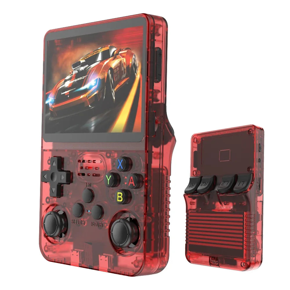 R36S Retro Handheld Video Game Console Linux System 3.5 Inch IPS Screen Portable Pocket Video Player R35S 128GB Games