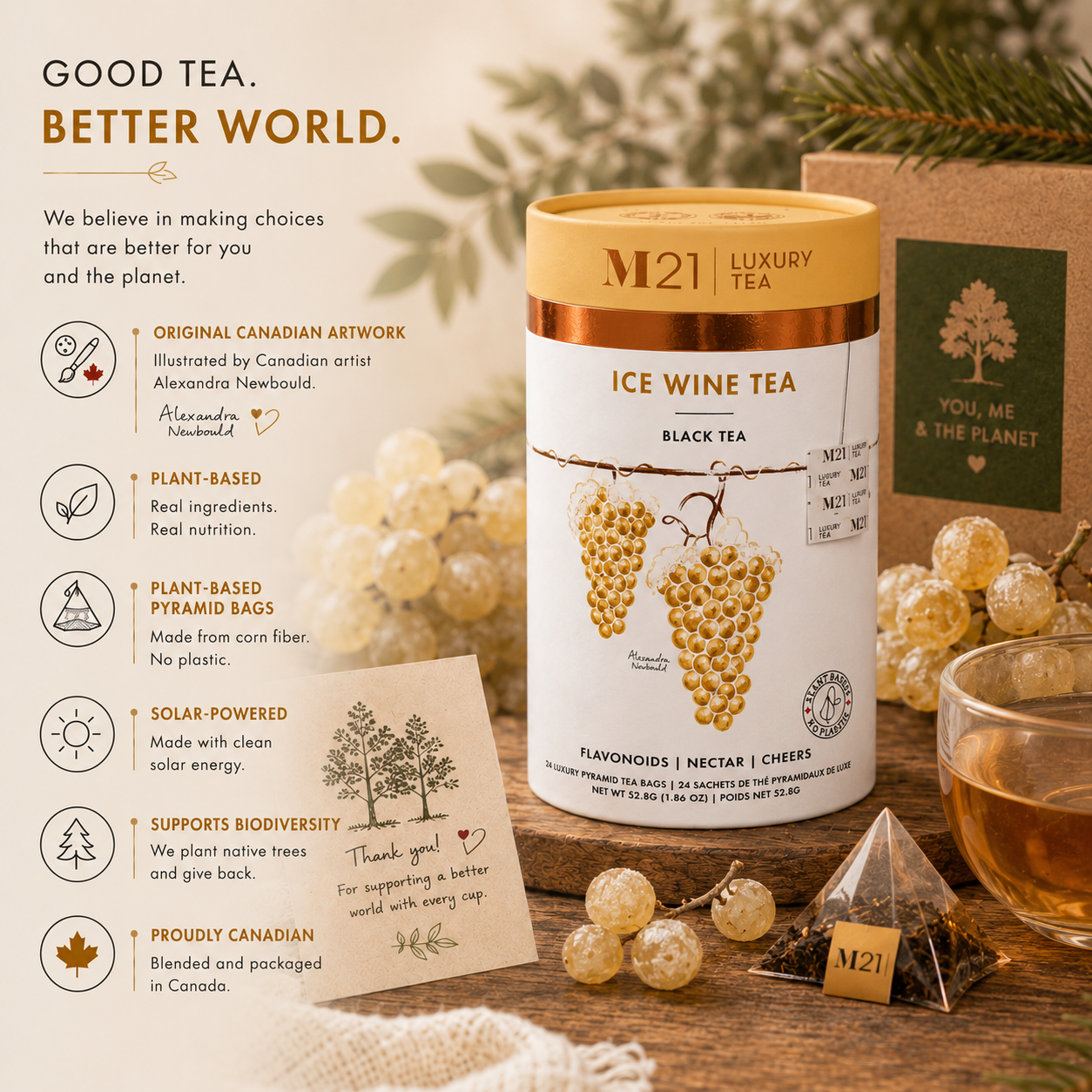 Ice Wine Luxury Black Tea | Canadian | 24ct