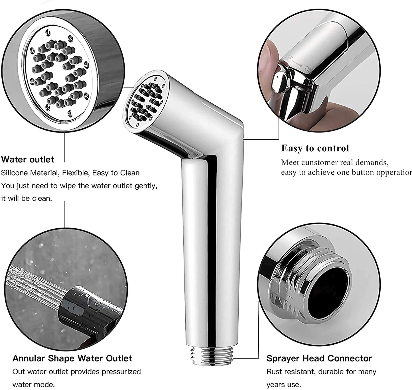 Handheld Spray Gun for Bathing and Pet Showering