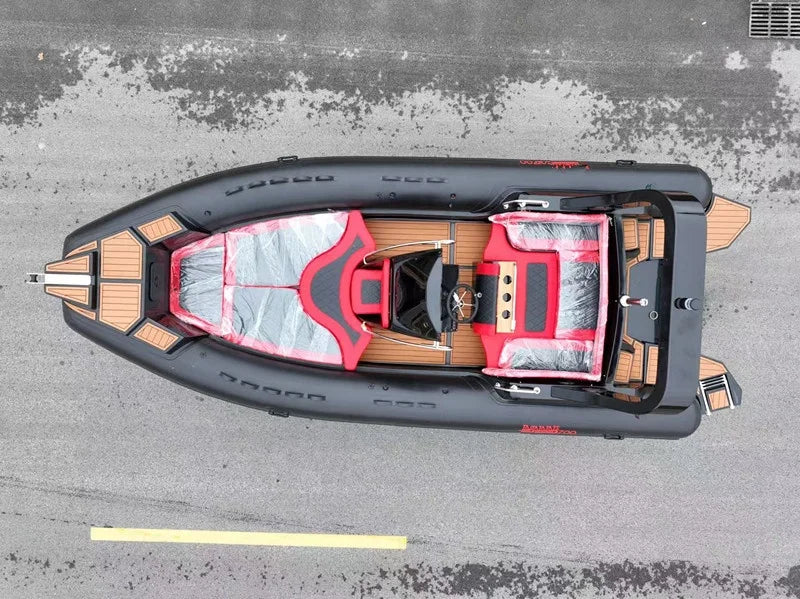 7m CE Tornado Hypalon Fiberglass Inflatable RIB Boat – Tourist & Leisure Yacht