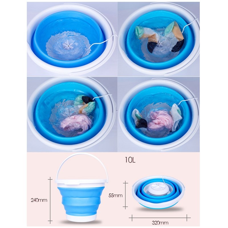 Portable Ultrasonic Folding Washing Machine