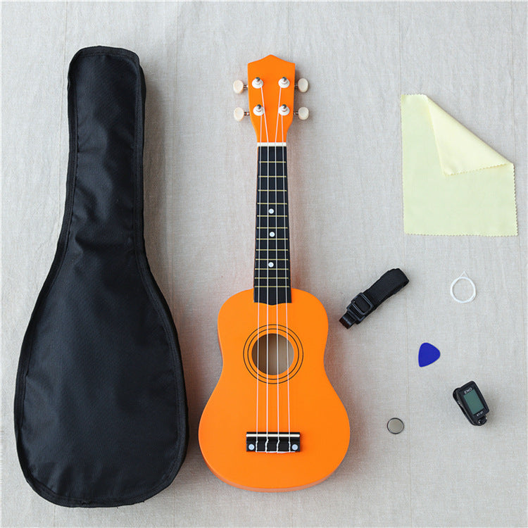 21-Inch Wooden Ukulele, Acoustic Instrument