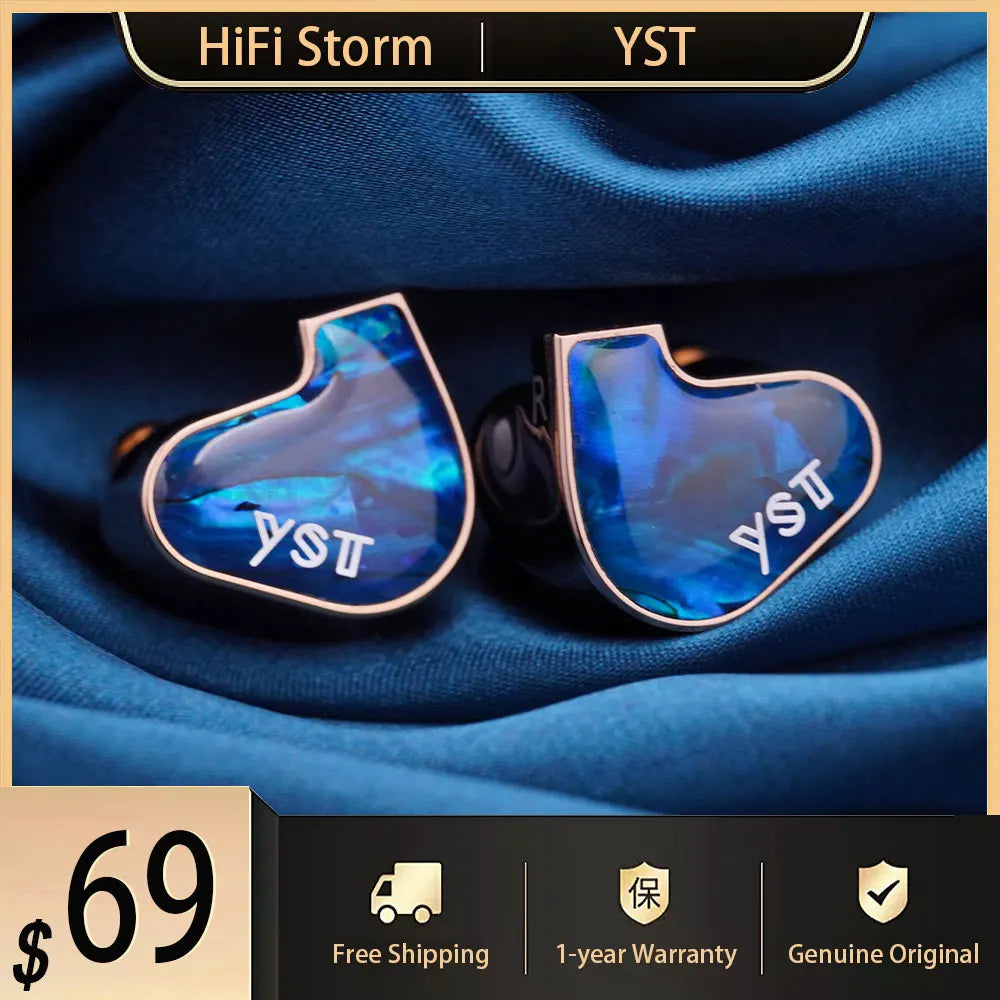 HiFi Storm HiFi Earphone Lucky Bag New Genuine Product Gifts For Fans  Include ARISYN HUO SHU Headphone YST02 YST03 Earbuds