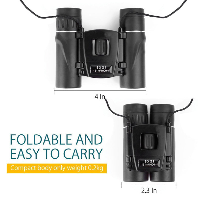 8x21 Binoculars with Universal Long-Focus Lens