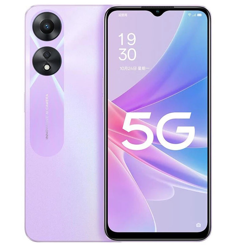 OPPO A78 5G SmartPhone Global firmware RAM 8GB ROM 256GB 50MP Android 12 MTK Dimensity 700 5000mAh CPH2491 used phone