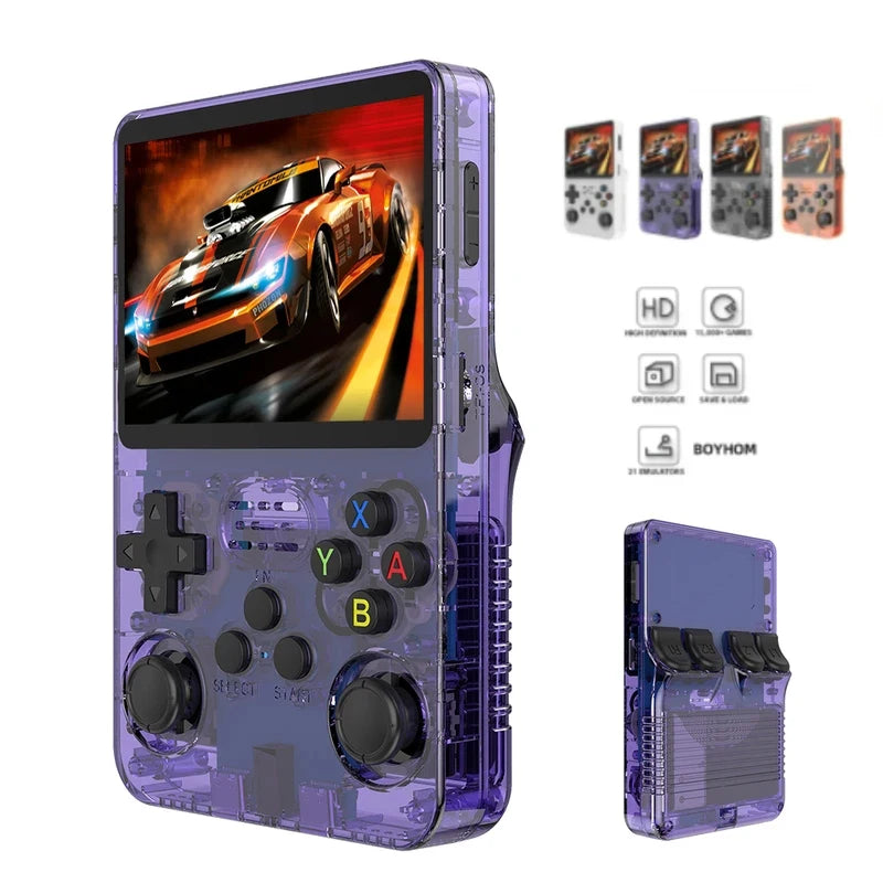 R36S Retro Handheld Game Console – 3.5" IPS Screen, 20,000+ Games, Linux, Portable