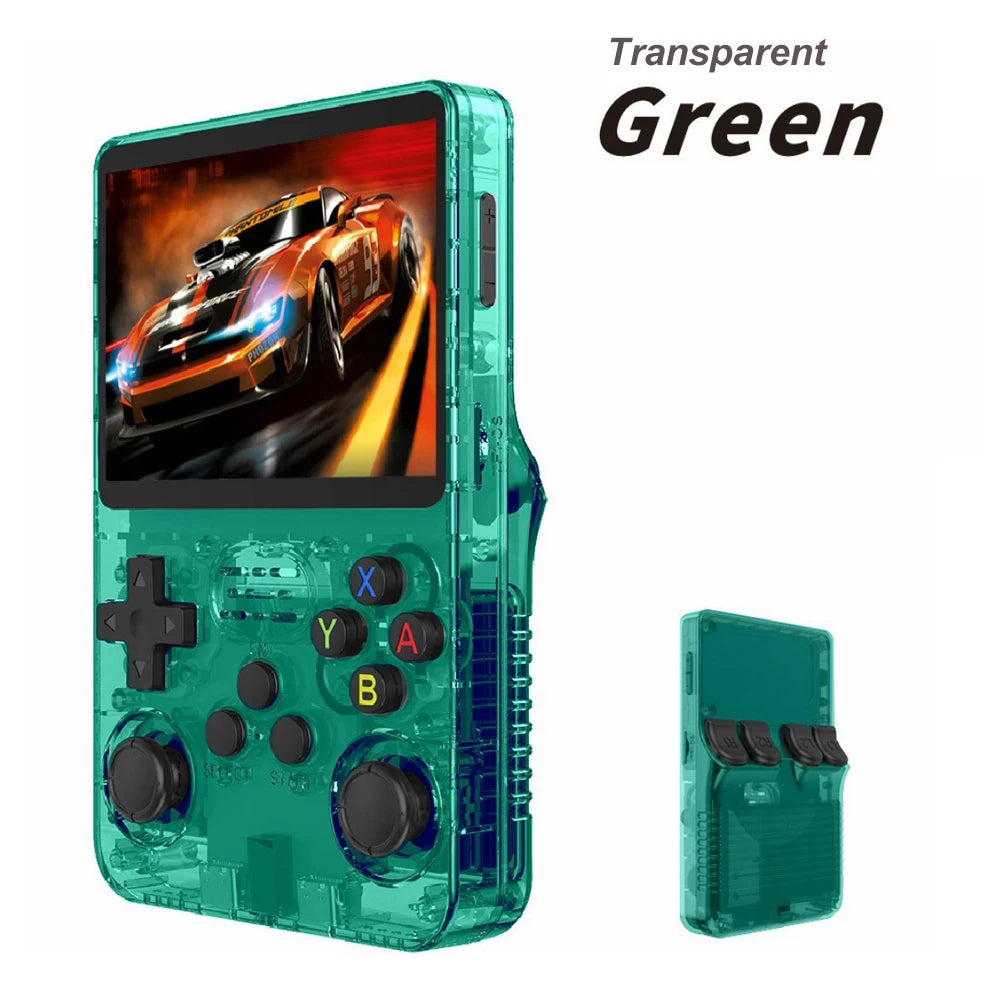 R36S Retro Handheld Video Game Console Linux System 3.5 Inch IPS Screen Portable Pocket Video Player R35S 128GB Games