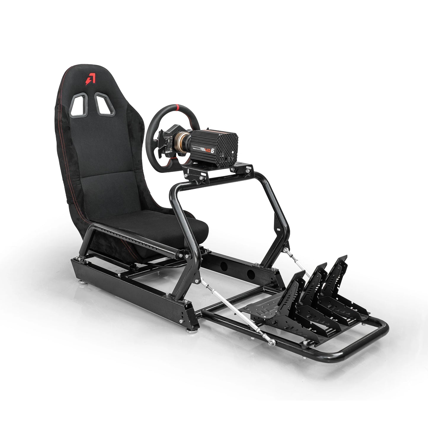 AZRACING INSPIRE Sim Racing Cockpit Standard Seat Version - 7 Years of Sim Racing Expertise, Heavy-Duty High-Carbon Steel Frame,