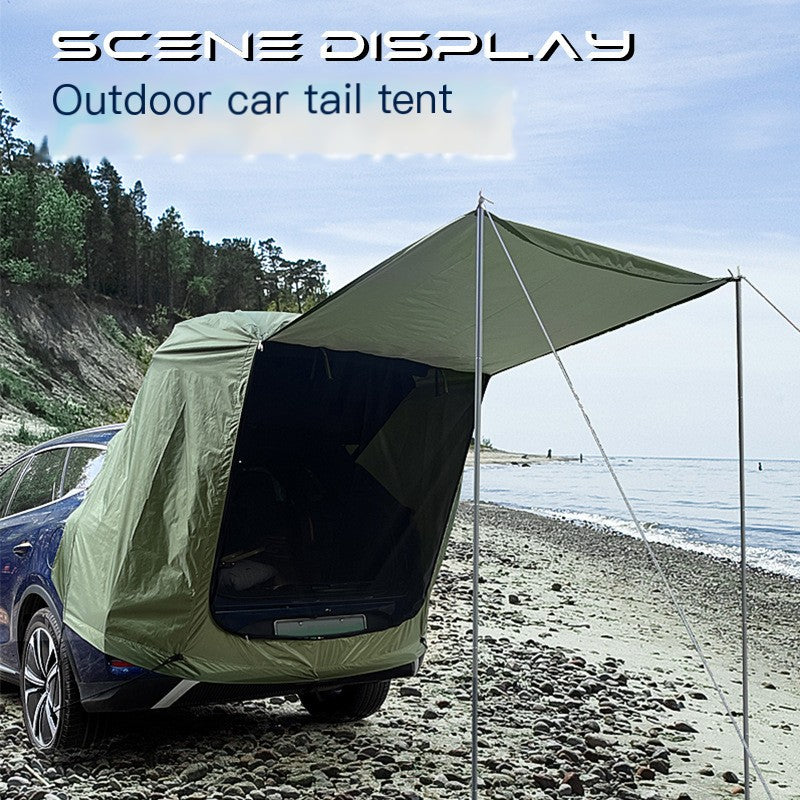 Car Rear Tent for Outdoor Camping and Picnics