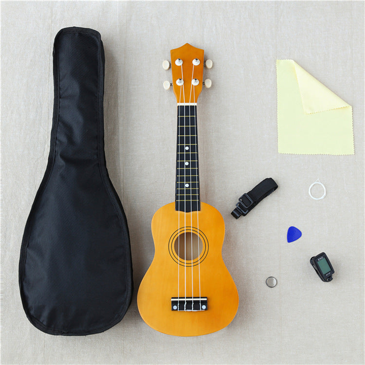 21-Inch Wooden Ukulele, Acoustic Instrument