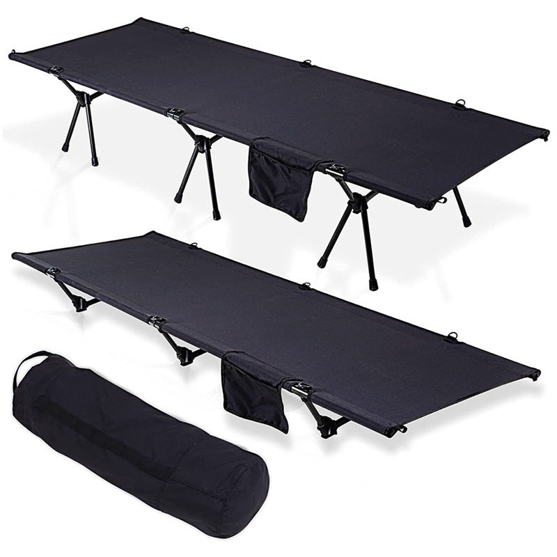 Portable Aluminum Folding Camping Bed for Outdoor Use