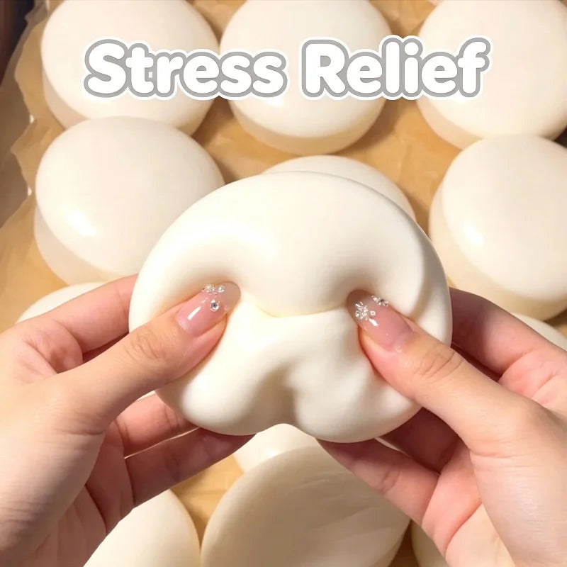 Taba Squishy Yogurt Cake Bread Squeeze Toy Soft Stress Relief Slow Rising Sensory Fidget Toys for Kids and Adults Relaxing Gifts