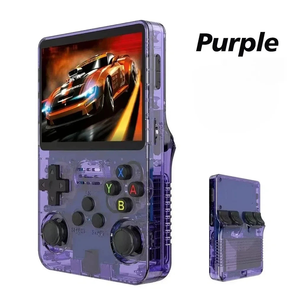 R36S Retro Handheld Video Game Console Linux System 3.5 Inch IPS Screen Portable Pocket Video Player R35S 128GB Games