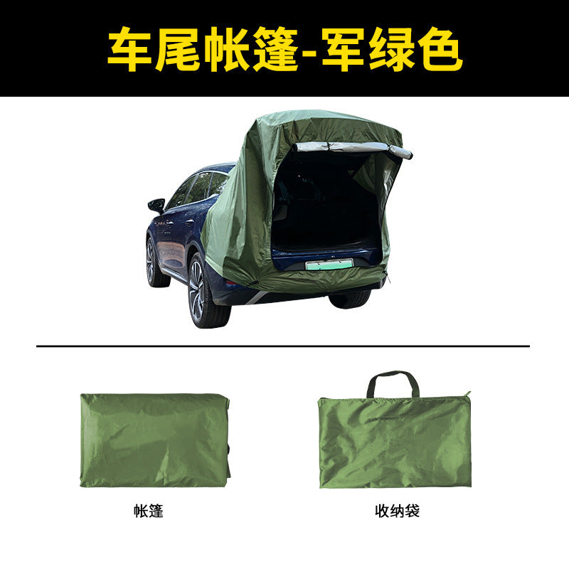 Car Rear Tent for Outdoor Camping and Picnics
