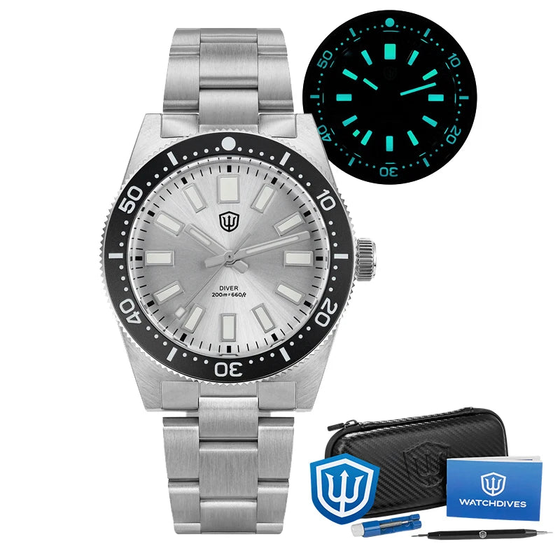 Watchdives WD1965 V2 Quartz Watch Orange Vh31 Movement Bgw9 Luminous Business Watch 20Bar Waterproof Sapphire Wristwatch Gift