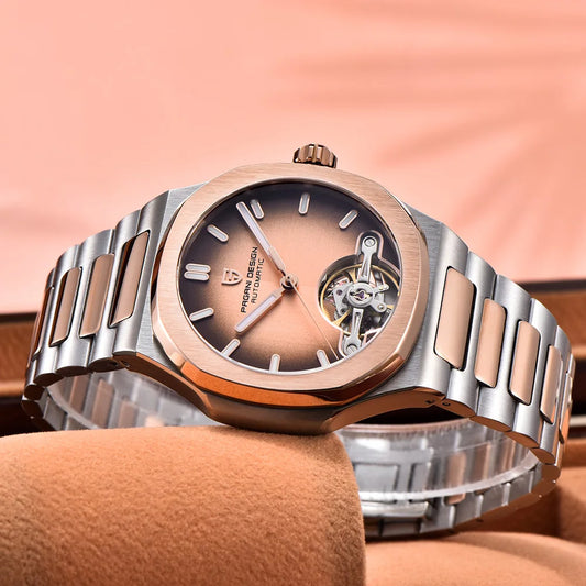 2026 Pagani design tourbillon automatic men's watches luxury sapphire mechanical men's watch luminous steel watch men's gift box