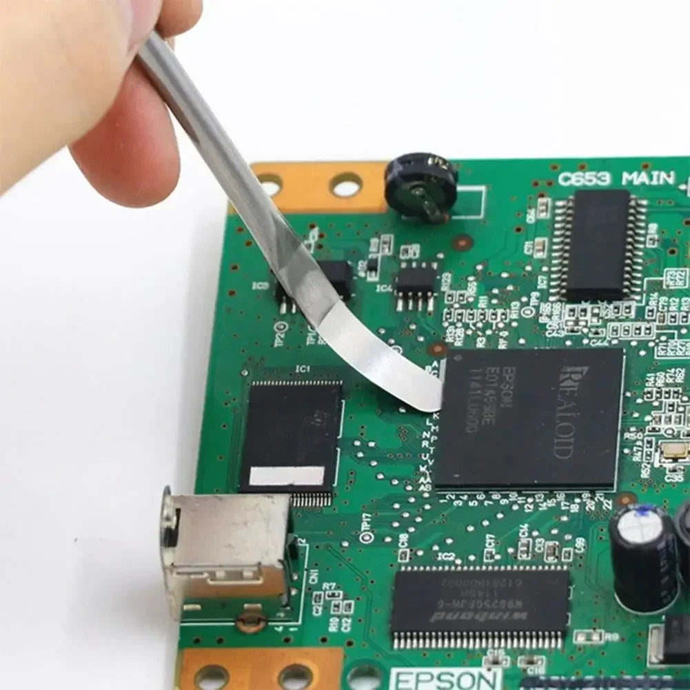 8pcs CPU IC Glue Remover C Chip Repair Phone Repair Tool Thin Blades Piratical Repair Hand Tool For Mobile Phone Computer
