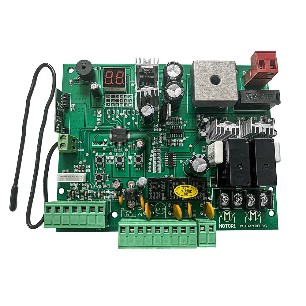 AC 24V PCB Control Board For Electric Gate Swing Gate Auto Gate Door Opener 433.92mhz rolling code Remote Control