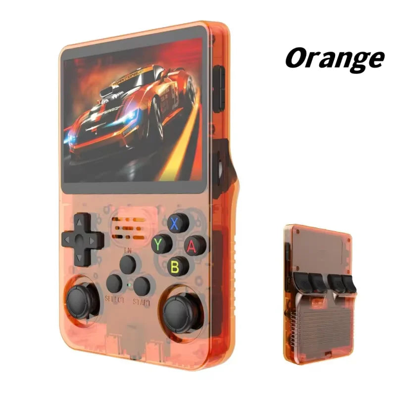 R36S Retro Handheld Video Game Console Linux System 3.5 Inch IPS Screen Portable Pocket Video Player R35S 128GB Games