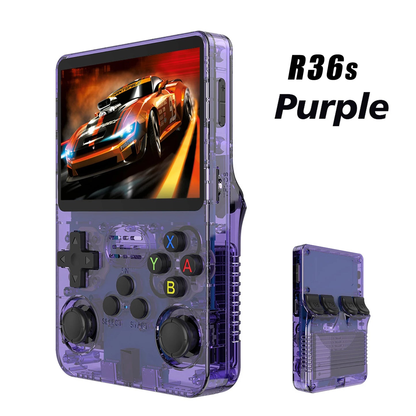 R36S Retro Handheld Video Game Console Linux System 3.5 Inch IPS Screen Portable Pocket Video Player R35S 128GB Games
