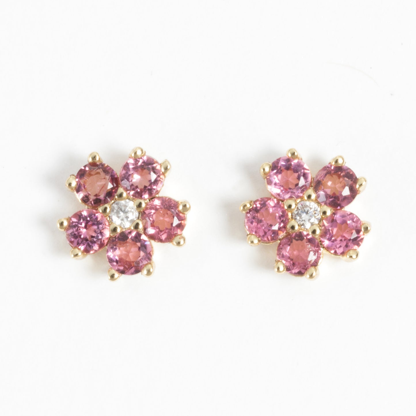 Blossom Earrings- Pink Tourmaline