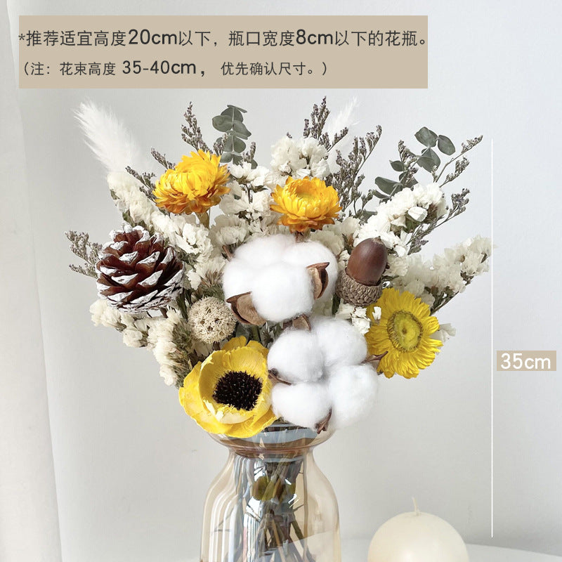 Dried Flower Bouquet Decoration for Living Room DIY
