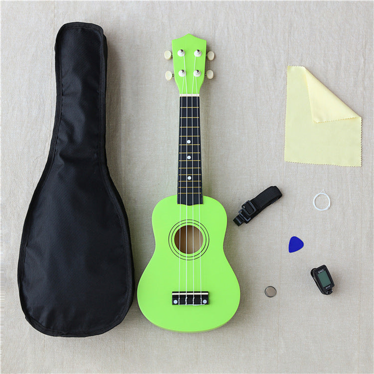 21-Inch Wooden Ukulele, Acoustic Instrument