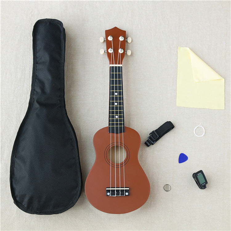 21-Inch Wooden Ukulele, Acoustic Instrument