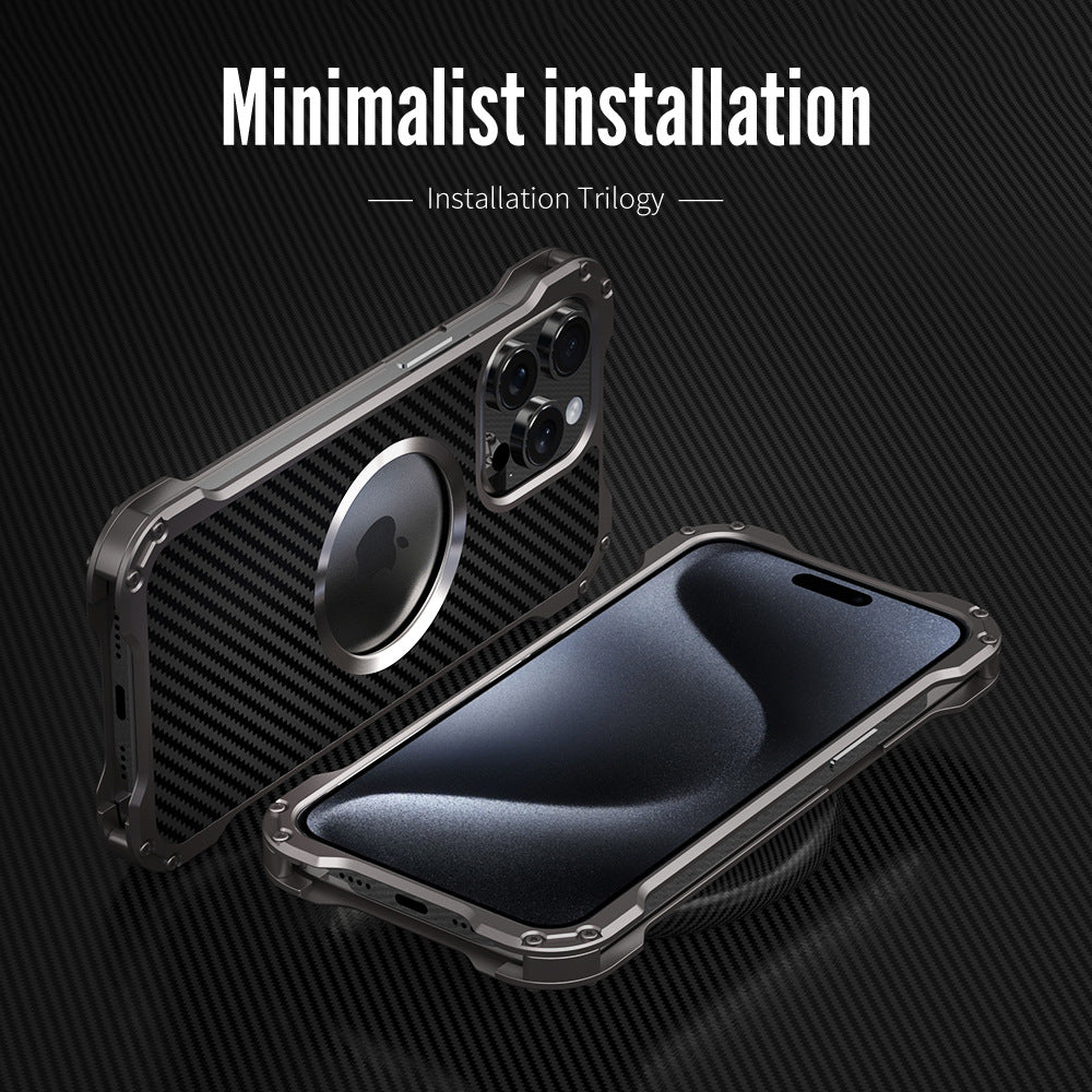 High-End Carbon Fiber Back Case for iPhone 13 Pro Max