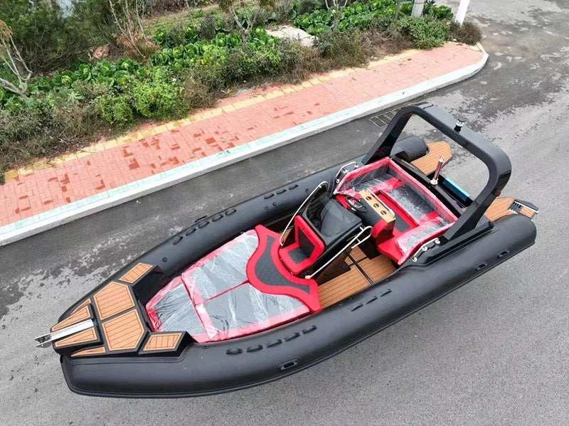 7m CE Tornado Hypalon Fiberglass Inflatable RIB Boat – Tourist & Leisure Yacht