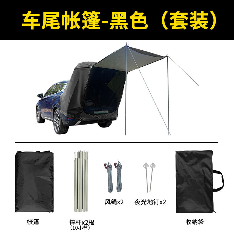 Car Rear Tent for Outdoor Camping and Picnics