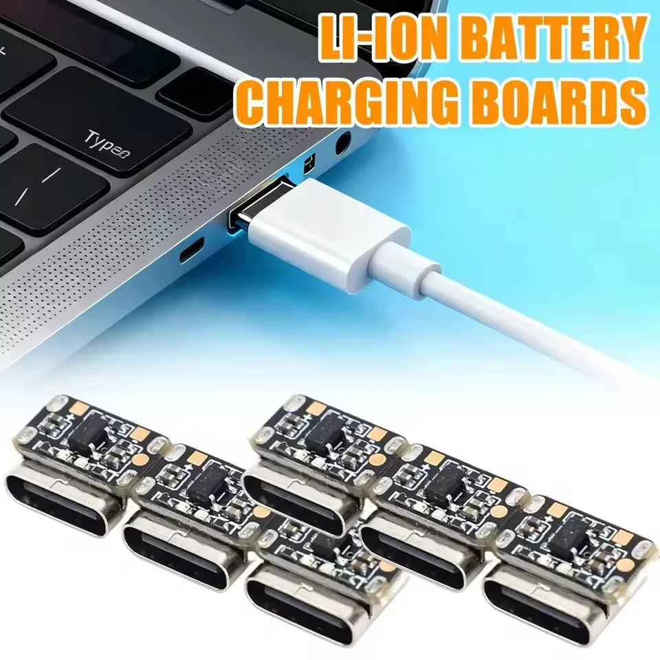 1-20PCS Mini Lithium Battery Charging Board Module 3.7V 4.2V 18650 Lithium Battery Charger Protection Board Type-C Interface