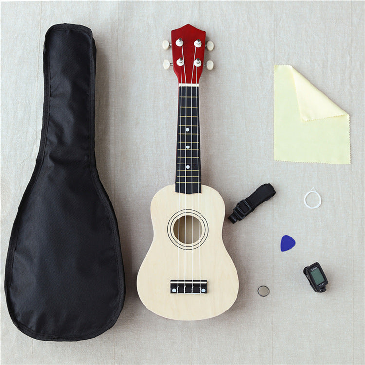 21-Inch Wooden Ukulele, Acoustic Instrument