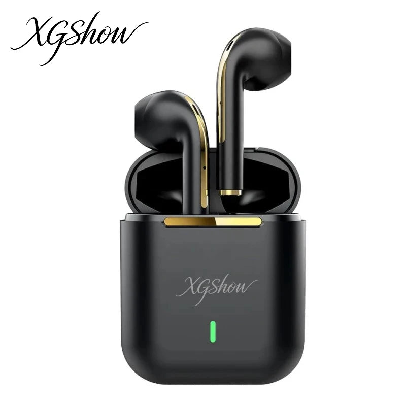 Original XGSHOW J18 TWS Wireless Earphones Bluetooth Ture Sport Headphones HiFI Stereo Game Waterproof Headset With Mic