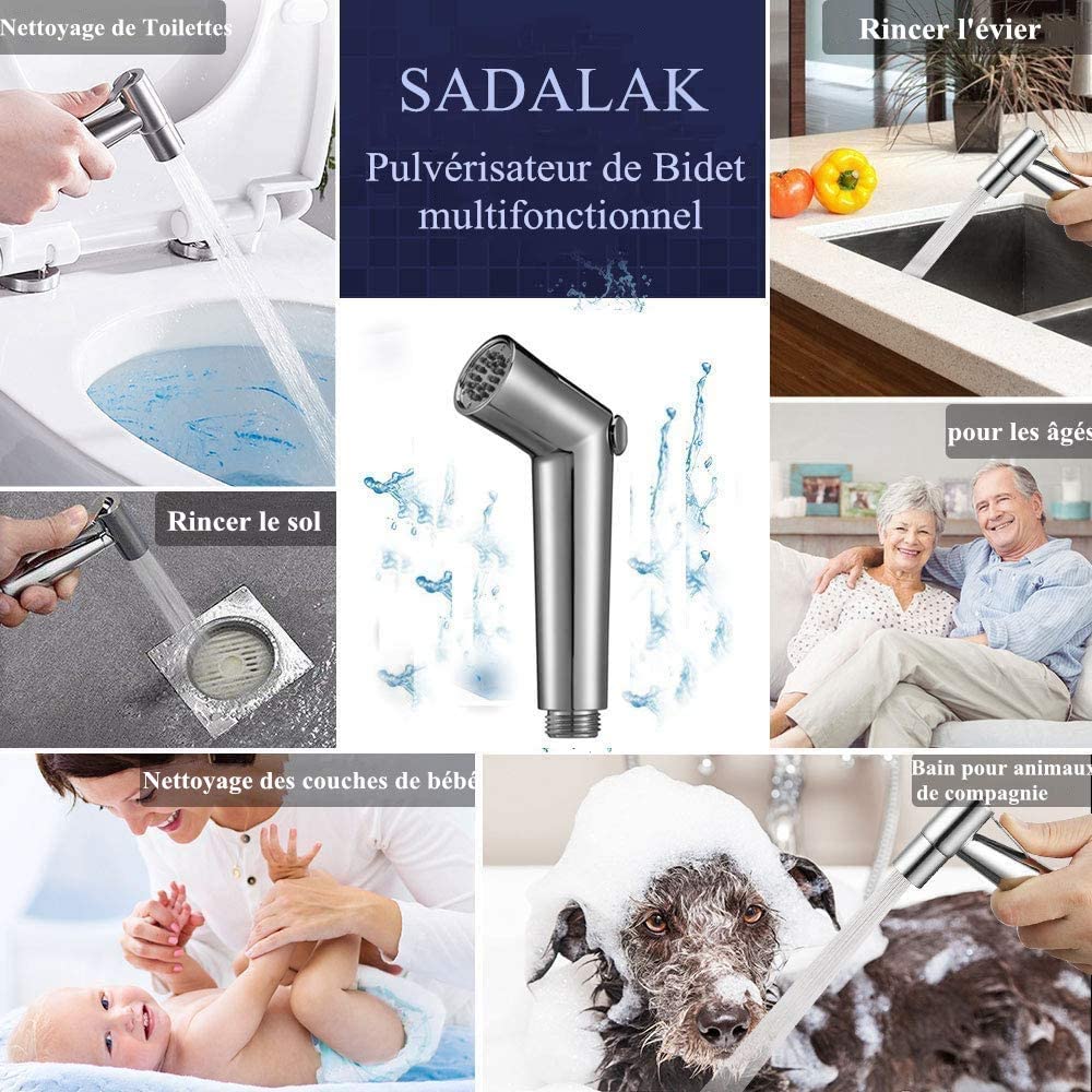 Handheld Spray Gun for Bathing and Pet Showering