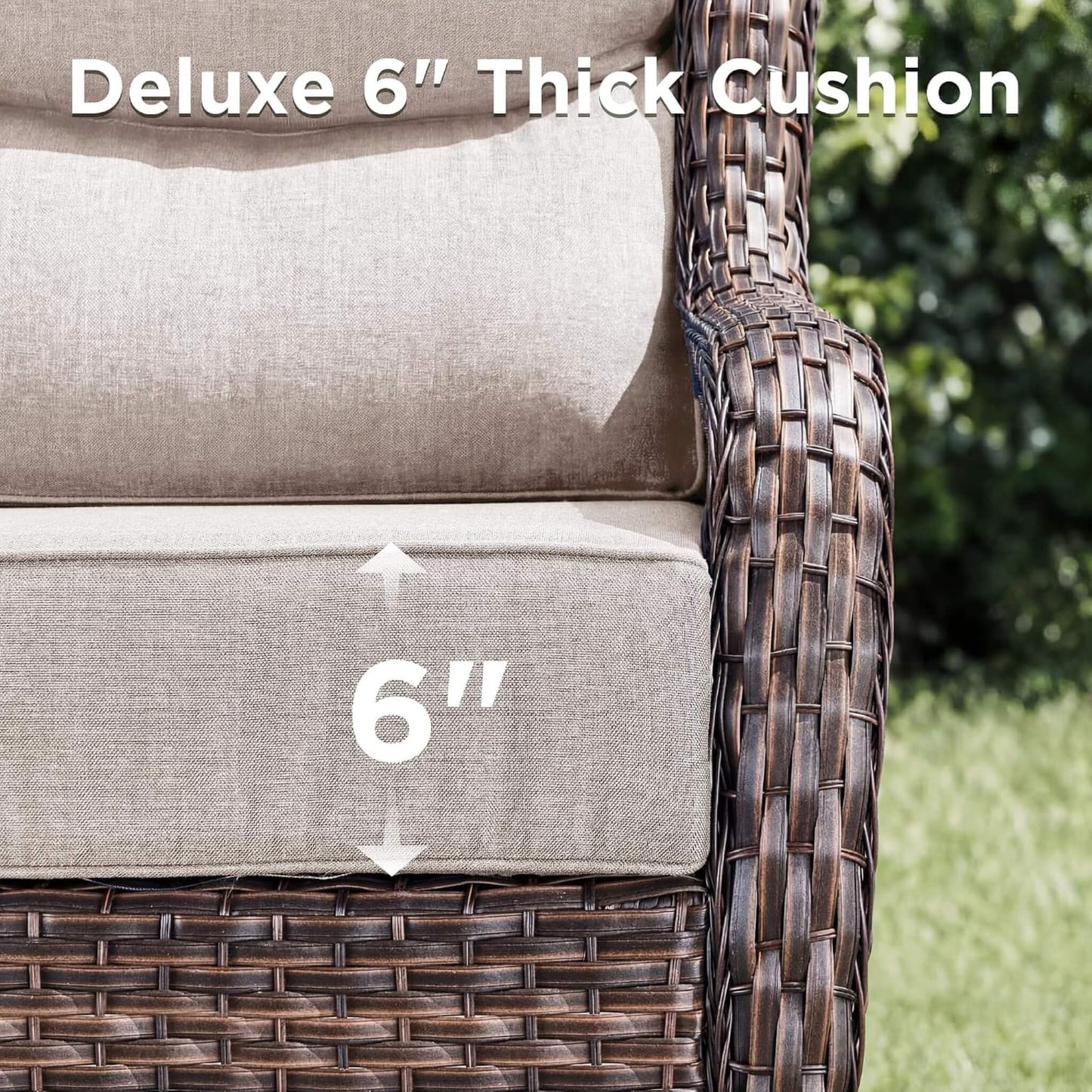 Alora Luxury 10-Piece All-Weather Outdoor Patio Furniture Set With Fire Pit Table (SAK39281)